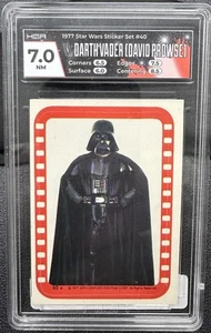 1977 Topps Star Wars Stickers Darth Vader (David Prowse) #40 PSA 3 - Picture 1 of 1