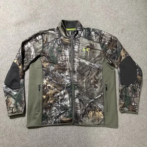 Under Armour Scent Control Coldgear Armour Fleece Jacket Realtree Xtra 2XL - Picture 1 of 6