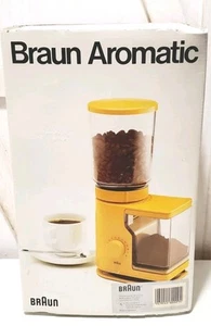 Molinillo de rebabas de grano de café Braun Aromatic KMM20 4045 de colección Alemania Dieter Rams - Imagen 1 de 5