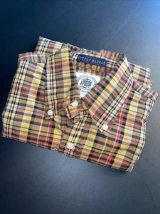 J.Press Medium Mens Multicolored Plaid Button Down Cotton Indian Madras Shirt - Picture 1 of 16