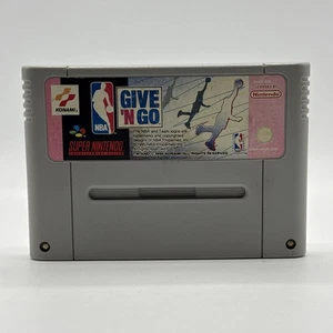 SNES NBA Give 'n Go Super Nintendo PAL Spiel Modul EUR - Bild 1 von 2