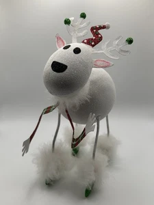 Pier One Imports Dekor Weihnachten Rentner Glitzer Rentier 10,5" RAR - Bild 1 von 11