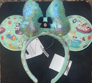 Disney Minnie Mouse Spielen im Park Ohren Stirnband Erwachsene Einheitsgröße Brandneu! Neu mit Etikett - Bild 1 von 5