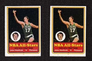 1973-74 Topps #20 ... John Havlicek EX Conition ... 2 Card Lot - Picture 1 of 2