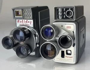 8mm Movie Camera Set Of 2 Kodak And Holliday - Picture 1 of 4