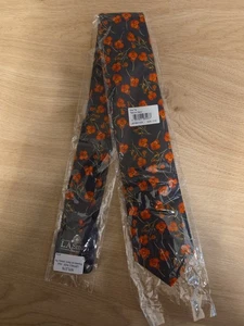 L.A. Smith Krawatte mit Blumenmuster - Bild 1 von 9