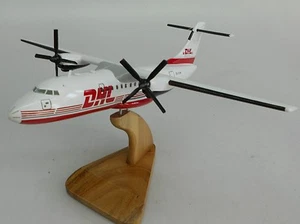 ATR-42 DHL Blanco ATR42 Avión Escritorio Madera Modelo Grande Nuevo - Imagen 1 de 1