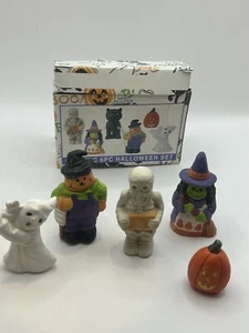 Word Bazaar Halloween statuine in ceramica set 5 pezzi, gatto mancante - Foto 1 di 5