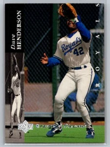 💎1994 Upper Deck Baseball Electric Diamond #507 Dave Henderson - Royals💎 - Picture 1 of 2