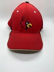 Adidas University of Louisville Cardinals youth baseball hat red Flexfit GUC - Picture 1 of 6