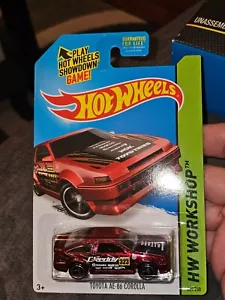 HOT WHEELS 2015 SUPER TREASURE HUNT STH TOYOTA AE-86 COROLLA MOC W/ PROTECTOR - Foto 1 di 11
