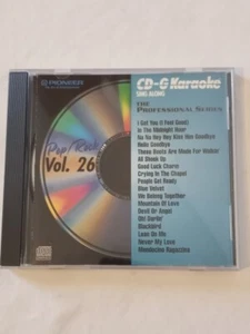 RARE Pioneer Professional Series 1994 Karaoke CDG Vol. #26 PCDG-26R w/Jewel Case - Afbeelding 1 van 4