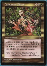 Cadaverous Bloom Mirage PLD Black Green Rare MAGIC CARD (ID# 226531) ABUGames