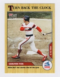 2020 Topps Now Turn Back The Clock Carlton Fisk #47 Baseball Card (PR 476) - Picture 1 of 2