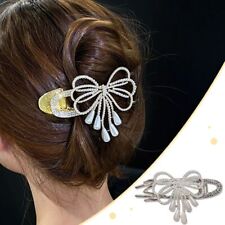 Elegant Rhinestone Hairpins Ladies Pearl Claw Hairclips Women Hair Accessories 1