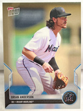 Brian Anderson 2022 Topps Now Road To Opening Day SP #OD-244 - MIAMI MARLINS
