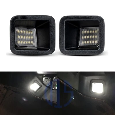White LED License Plate Light Assembly for 2017-2022 2023 2024 Ford F250 F350 - Image 1 of 4