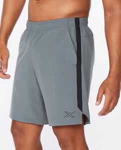 Nuevo 2XU Motion 8" Pantalones Cortos Para Hombre XXL TRB/BLK Entrenamiento Ligero MR6669b - Imagen 1 de 6