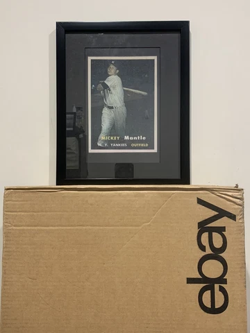1957 Topps Mickey Mantle (Custom Mini Poser) Frame Not Included (READ) Cover