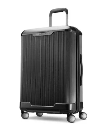 Samsonite Silhouette 17 25" Check-in Expandable Hardside Spinner Suitcase, Black - Image 1 of 4