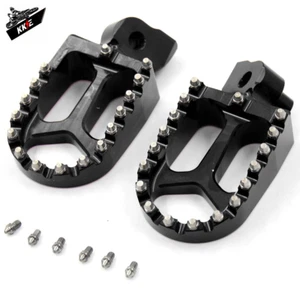 KKE Footpegs w/ Press-In Studs for Yamaha YZ85 02-14 YZ 125 250 250F 450F 03-19 - Picture 1 of 9