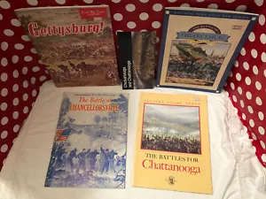 Lot 4 Civil War Times Illustrated Books Chattanooga Gettysburg Chancellorsville - Imagen 1 de 12