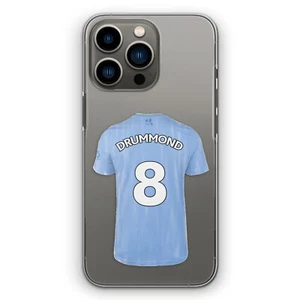 Personalised Initial Phone Case For Motorola G/OnePlus Football Clear Hard Cover - Picture 1 of 11