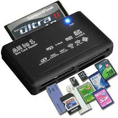 All In One Memory Card Reader USB External  CF MMC Mini MS M2 XD Mic A2T6 • 3.84£