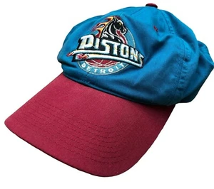 Vintage Detroit Pistons Snapback Mütze Kappe Einheitsgröße Erwachsene Sport Spezialitäten Herren - Bild 1 von 9