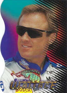 Tarjeta coleccionable Wheels Viper Sidewinder NASCAR 1997 inserción #S11 Rusty Wallace - Imagen 1 de 2