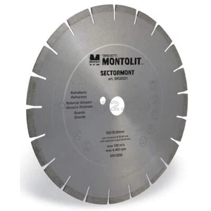 DISCO DE DIAMANTE REFRACTARIO MATERIALES ABRASIVOS GRANITO PÓRFIDO MONTOLIT SR - Imagen 1 de 1