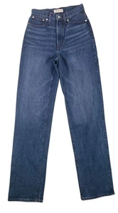Madewell Jeans Womens 25 Tall The Perfect Vintage Straight Jean High Rise Denim - Picture 1 of 9