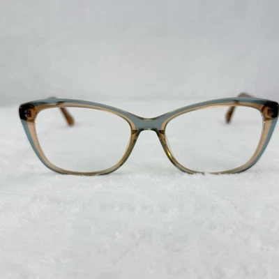 Monturas de gafas LUCKY BRAND D219 azul beige translúcido ojo de gato Foto 1 de 4