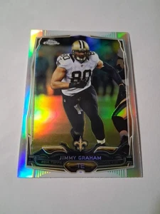 2014 Topps Chrome Refractor Jimmy Graham #67 New Orleans Saints - Bild 1 von 2