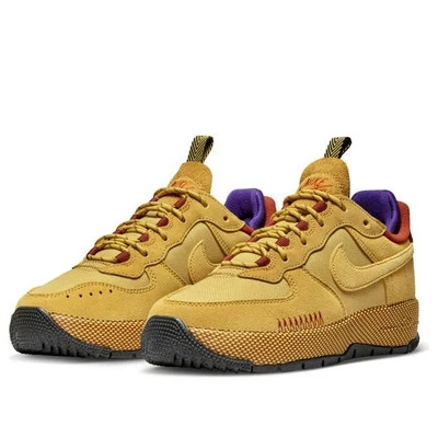 NUEVO Para mujeres Talla 6 Nike Air Force 1 Wild Bajo Trigo Dorado Zapatos FB2348-700 Naranja  Foto 1 de 4