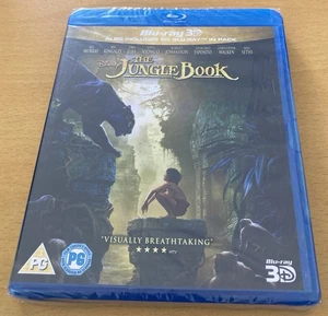 DISNEY THE JUNGLE BOOK (Blu-ray 3D, 2016) 3D & BLU-RAY NEW IN WRAPPER FAMILY FUN - Imagen 1 de 4