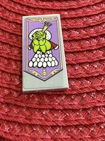 LEGO Tile 2x4 with Angry Birds Leonard Crown & Eggs Set 75826 King Pig&rsquo;s Castle