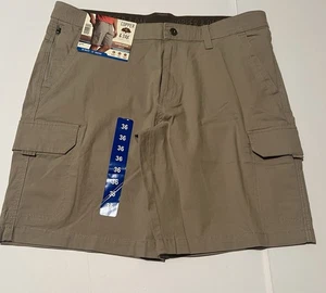 Pantalones cortos cargo RipStop Copper & Oak Supply Co Venture 36-10" tostados para hombre nuevos - Imagen 1 de 11
