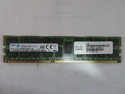 16GB (1 x 16Gb) Samsung M393B2G70BH0-YK0 2Rx4 PC3L-12800R ECC REG RDIMM RAM  - Image 1 of 3
