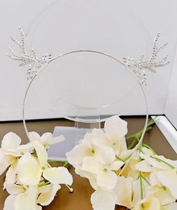 Reindeer Headband, Antlers Hairpiece, Christmas Party Headpiece, Silver Crown - Picture 1 of 8