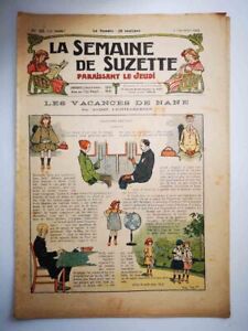 La Semaine de Suzette 19e année n°32 (1923) Les vacances de Nane (Henry Morin...