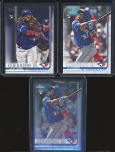 Topps Vladimir Guerrero Jr RC 2019 - 3 tarjetas de novato - Imagen 1 de 1