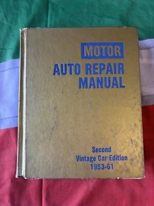 MOTOR AUTO REPAIR MANUAL Second Vintage Car Edition 1953-61 - Picture 1 of 8