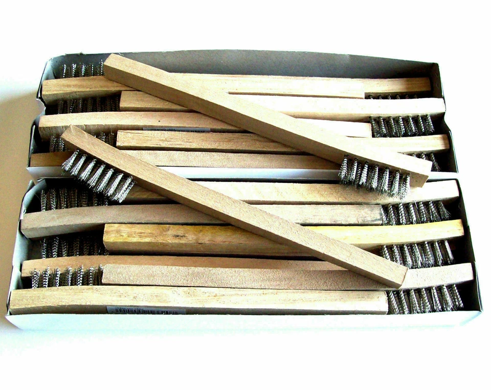 CEPILLO CABLE 24 PC. CEPILLO DE ALAMBRE DE ACERO INOXIDABLE ESTILO CEPILLO DE DIENTES Foto 1 de 1