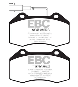Pastillas de freno delanteras EBC Yellowstuff para Alfa Romeo Mi.To 1.4 Turbo (155 HP) (2008>10) - Imagen 1 de 1