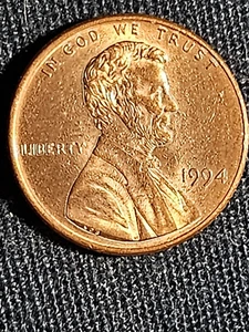 1994 Penny Errors keine Neuwertigkeit, mittig abgeschlagen, Close AM Blase, DDO, DDR - Bild 1 von 8
