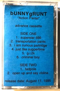 Bunnygrunt Action Pants cassette promo - Picture 1 of 4
