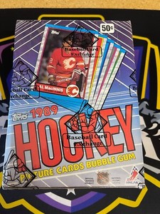 1989-90 Topps Hockey Wrapped Sealed BBCE Wax Box