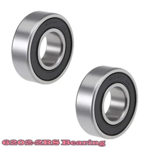 (Qty. 2) 6202-2RS Premium Sealed Ball Bearings ABEC-3 15x35x11 6202RS-PRO - Picture 1 of 5