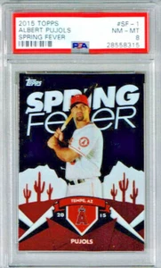 2015 Topps Albert Pujols Spring Fever PSA 8 - Picture 1 of 2